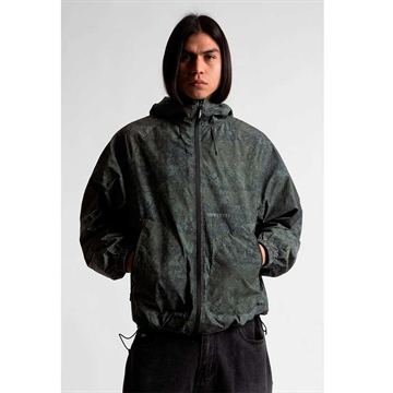 Wasted Paris Swarm Windbreaker Olive Khaki Camo